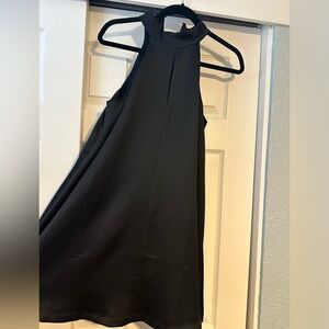 Banana republic mini black dress with cutout.